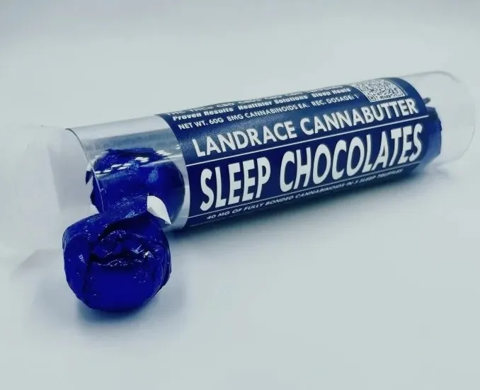 CBD Sleep Truffles Chocolate Blue Label 5 Count