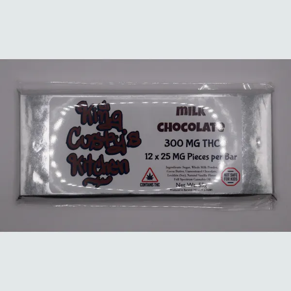 King Custy's Kitchen | Milk Chocolate Bar | 300MG