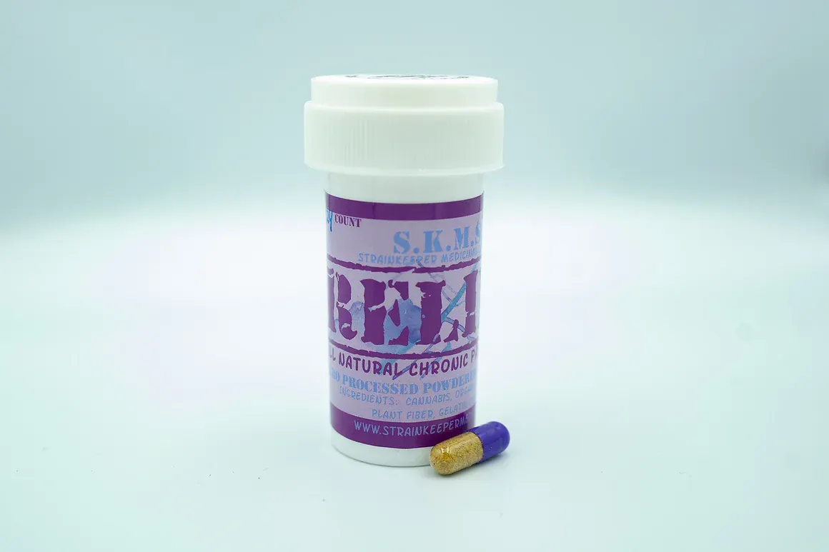 CBD Severe Pain Formula Purple 24 Count Capsules