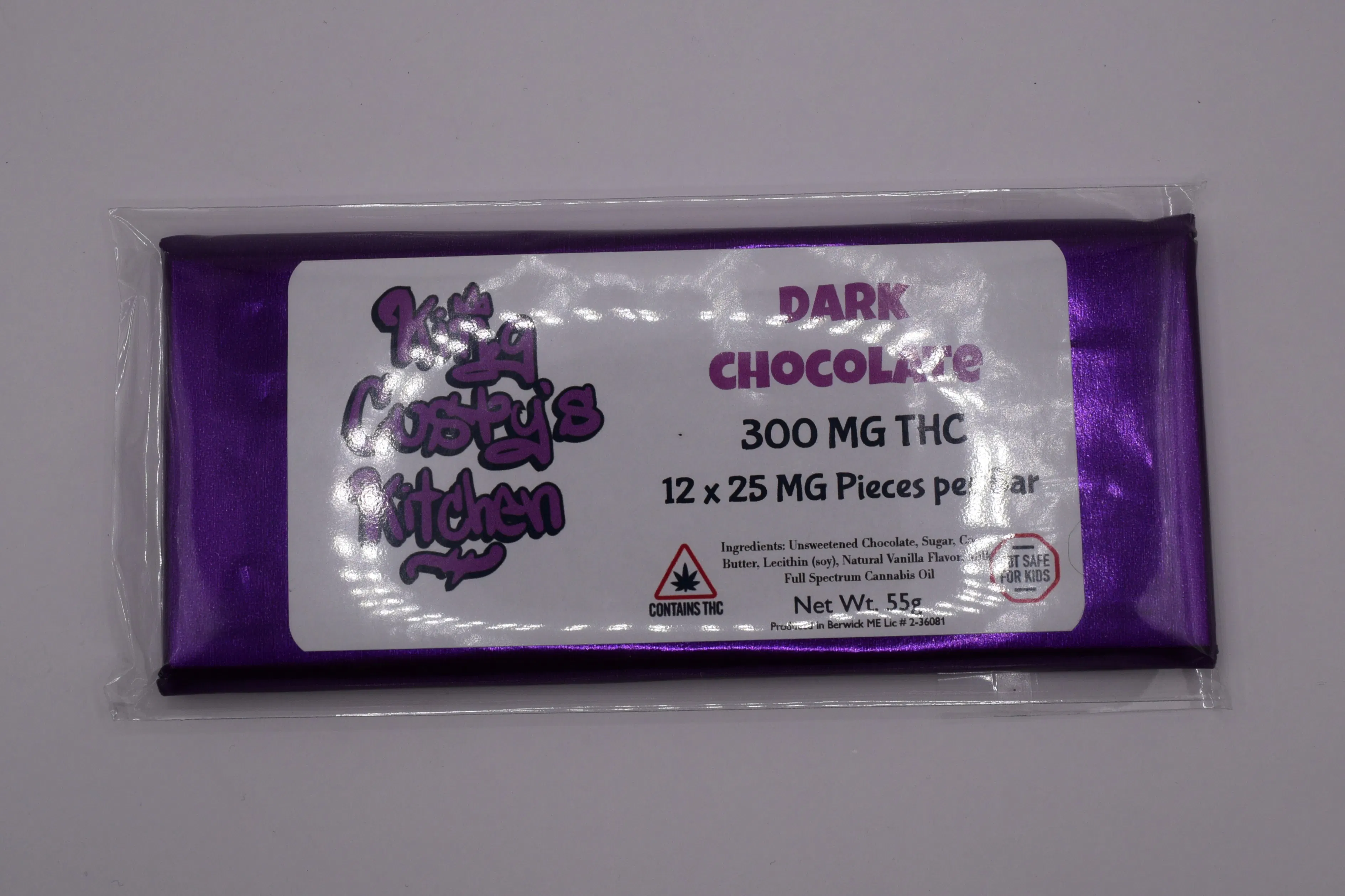 King Custy's Kitchen | Dark Chocolate Bar | 300MG