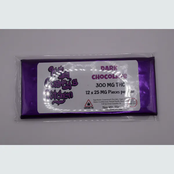 King Custy's Kitchen | Dark Chocolate Bar | 300MG