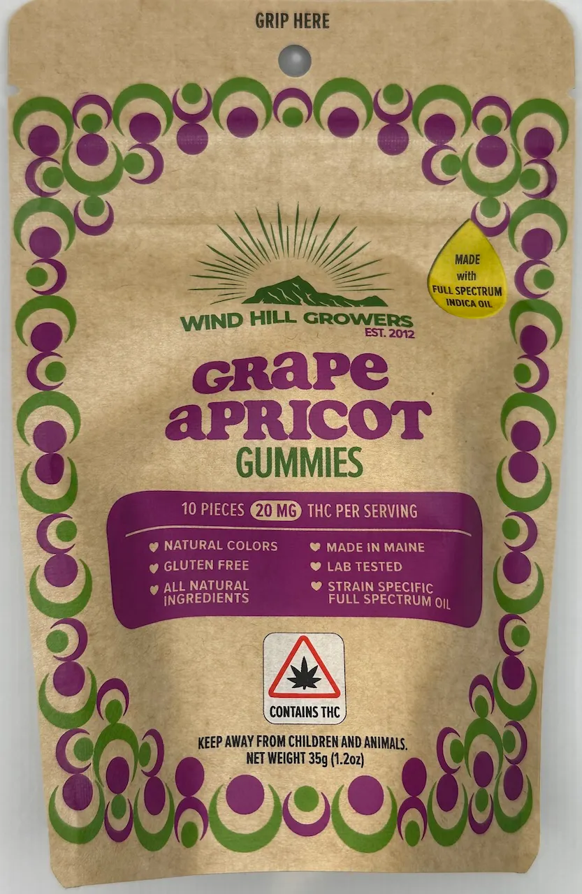 Grape Apricot | Indica | Gummies | 200mg