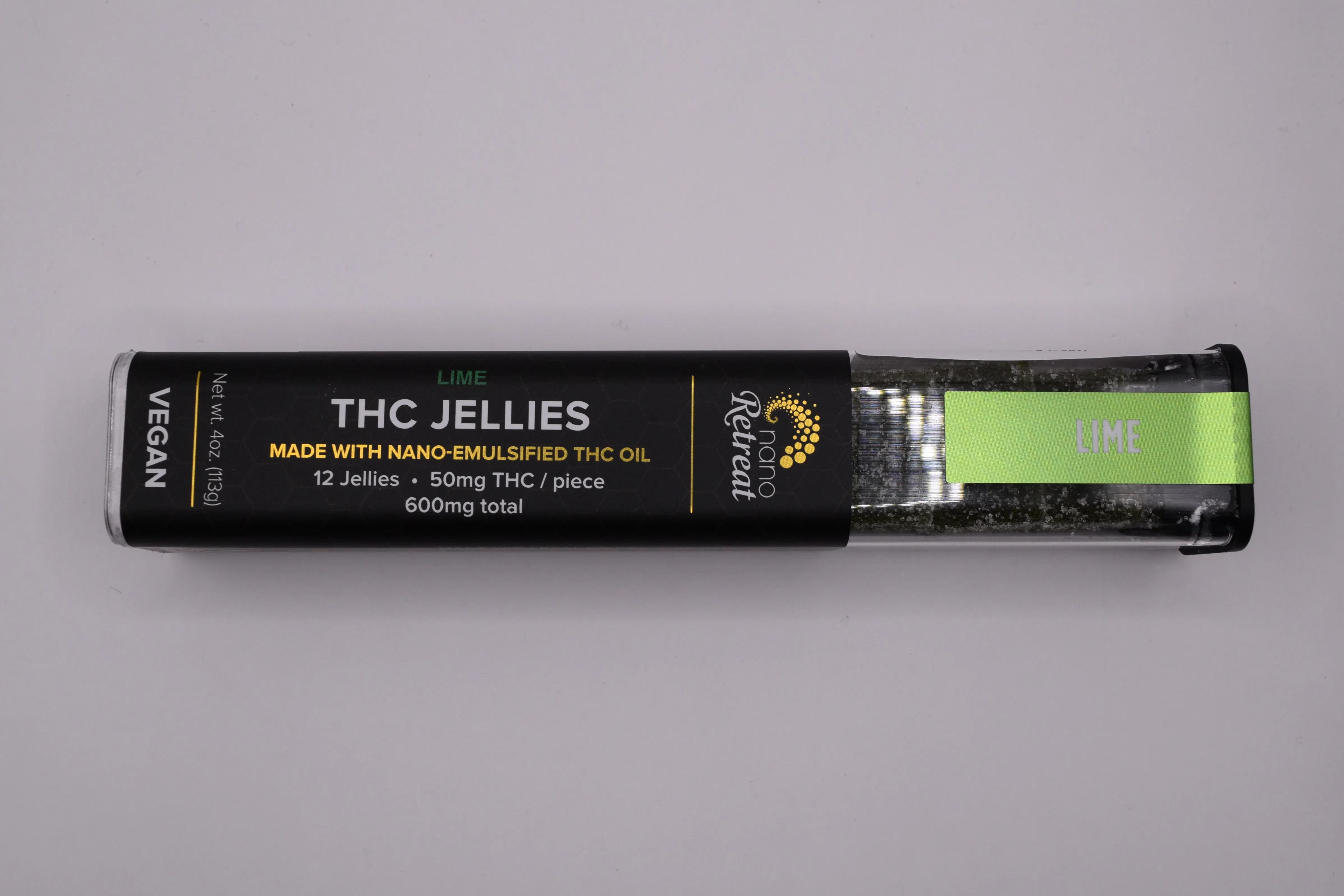 Nano Retreat THC Jellies | Lime | 600mg