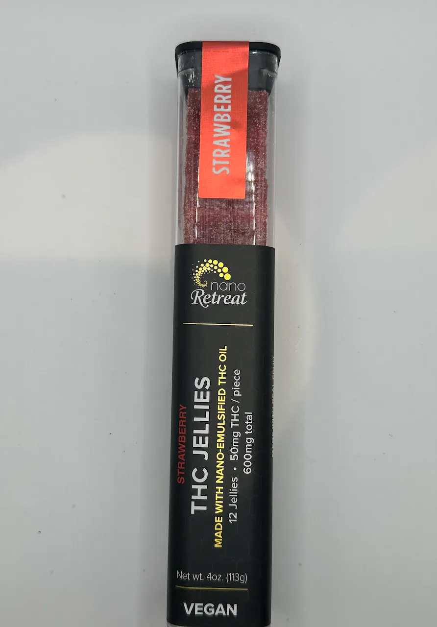 Nano Retreat THC Jellies | Strawberry | 600mg