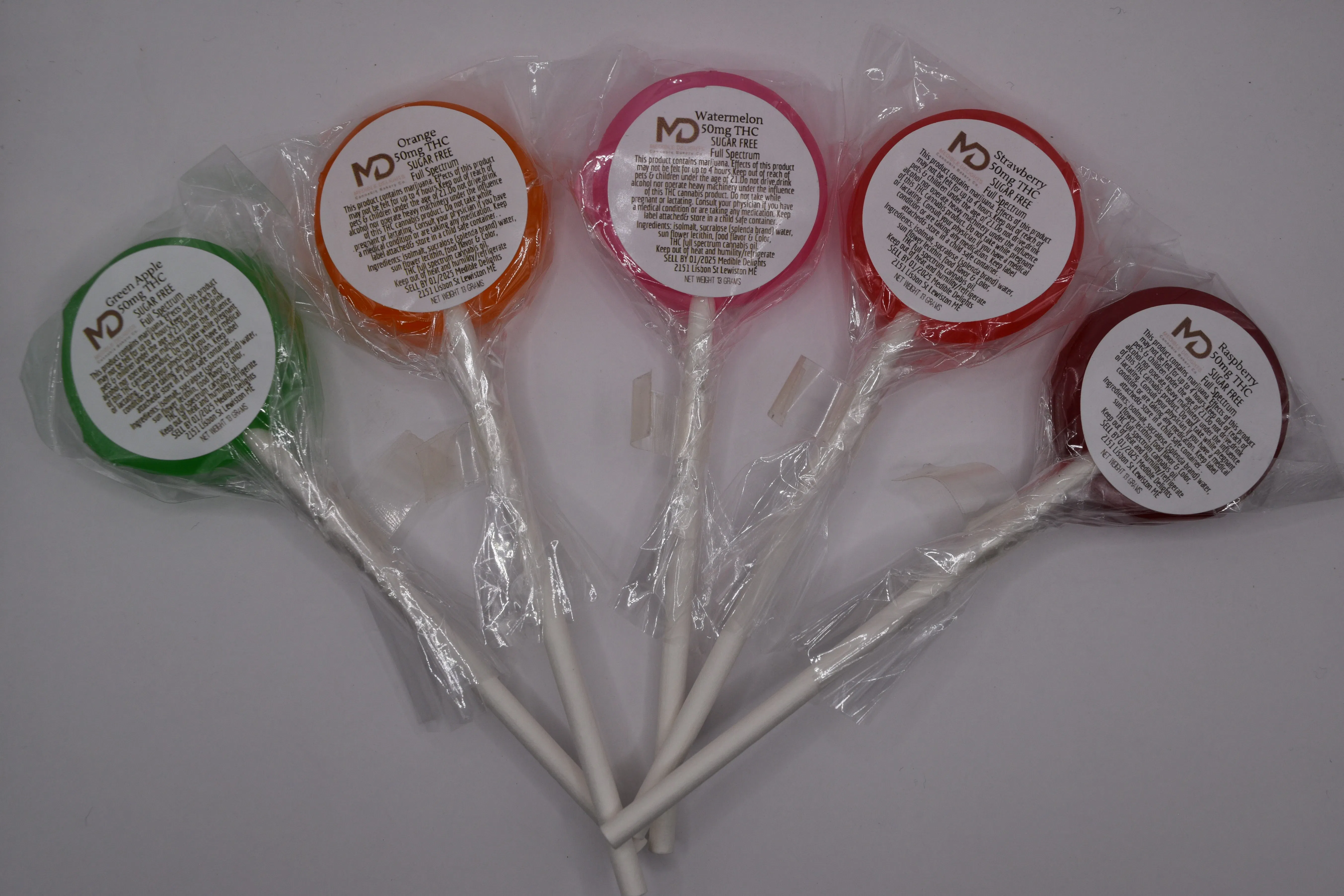 Lollipop | Sugar Free | 50MG | Assorted Flavors