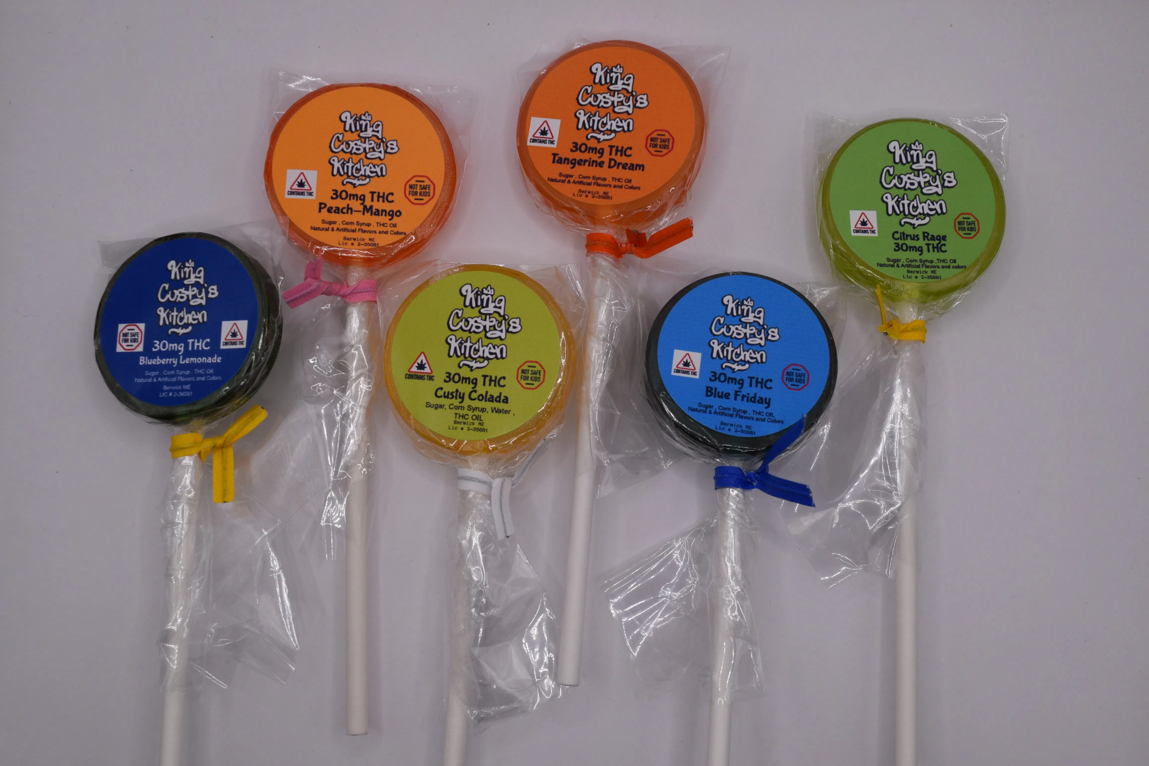 King Custy's Kitchen | THC Suckers | Assorted Flavors 30MG