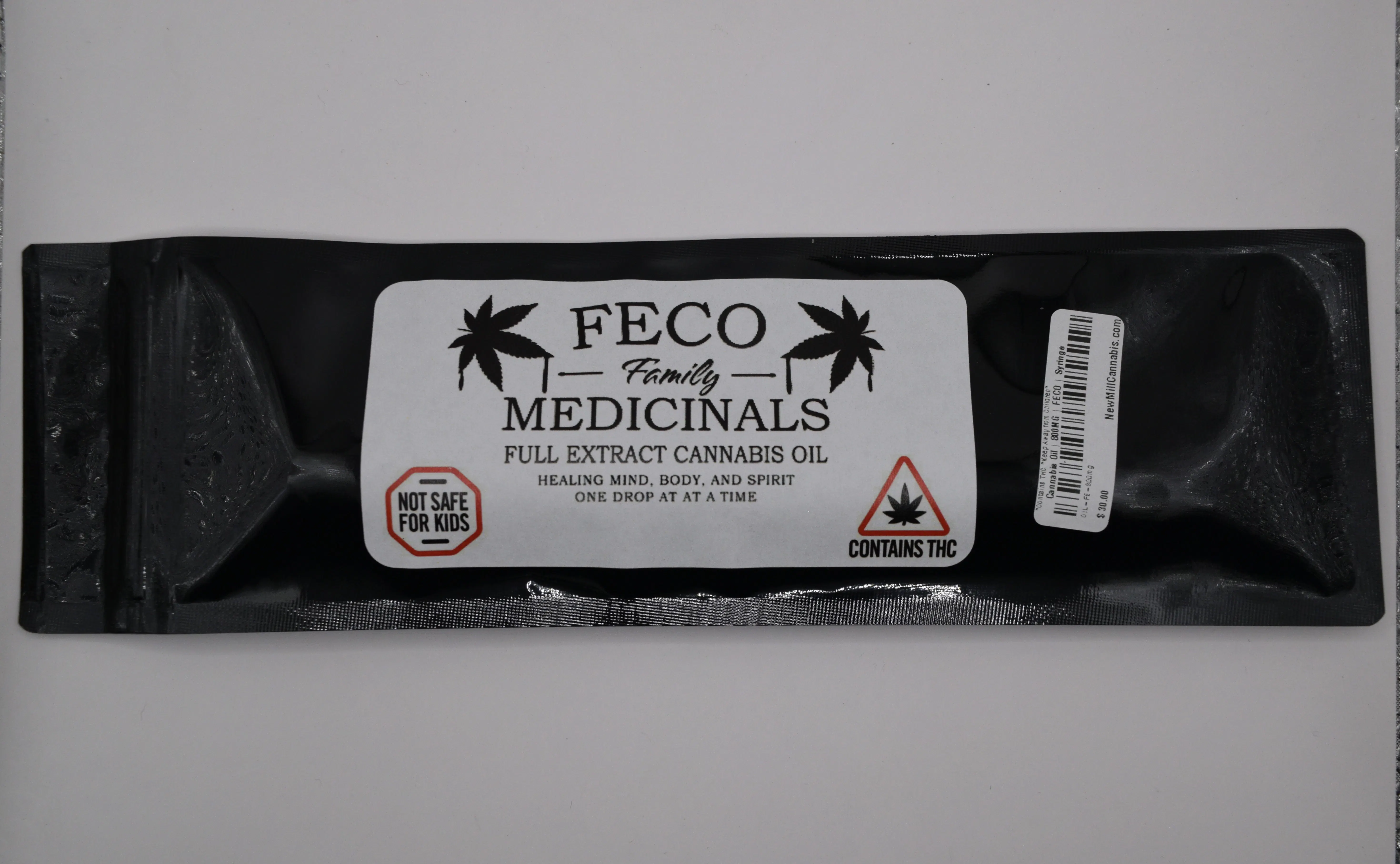 Cannabis Oil | 800MG | FECO | Syringe | 1G container