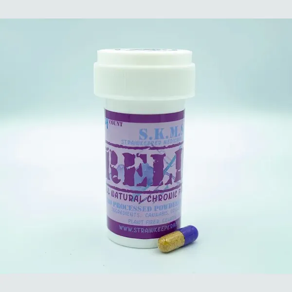 CBD Chronic Relief low THC Purple/Clear 24 Count Capsule
