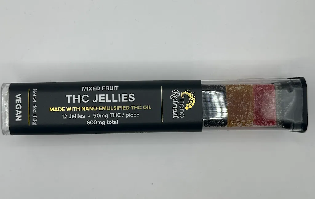 Nano Retreat THC Jellies | Mixed Fruit | 100mg |